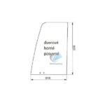 Cat M313D M318D M322D M325D dverové horné posuvné sklo