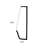 Volvo L60F L70F L90F L110F L120F L150F L180F L220F L350F L60H L70H predné ľavé sklo