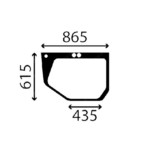 Cat 312EL 316EL 320EL 324E 329E 336E 349E 349E LME dverové dolné sklo