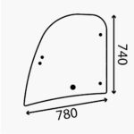 Kramer 180 280 dverové horné sklo 92603