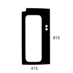 CASE CX20B CX22B CX27B CX30B CX31B CX35B CX36B CX39B CX40B CX45B CX50B CX55B bočné ľavé sklo