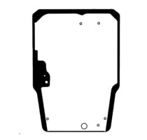 Obrázok produktu Takeuchi TL10V-2 TL12R-2 TL12V-2 predné dverové sklo 8 dierové užšie