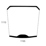 Volvo L60F L70F L90F L110F L120F L150F L180F L220F L350F L60H L70H predné sklo