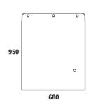 CASE CX20B CX22B CX27B CX30B CX31B CX35B CX36B CX39B CX40B CX45B CX50B CX55B predné horné sklo