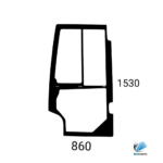 JCB 411 411HT 416 416HT 426 436 446 456 ZX 456HT dverové sklo sklo