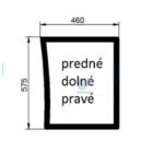 Class Ares predné dolné pravé sklo