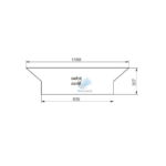 Case CS 78-150 CVX 120-1190 zadné dolné sklo