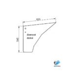 Case CS 48 52 56 58 63 dverové dolné sklo