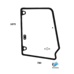 CAT 427F2 428F2 432F2 444F2 dverové pravé horné sklo