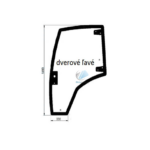 Claas Cergos 330 335 340 345 350 355 dverové ľavé sklo